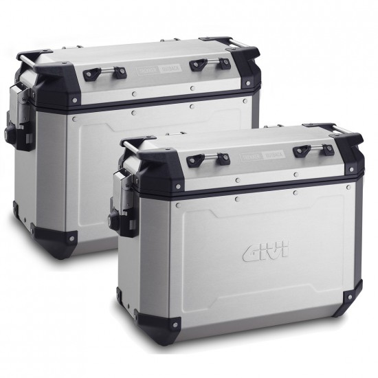 Givi™ Juego de maletas de aluminio Trekker Outback 37L Side Cases