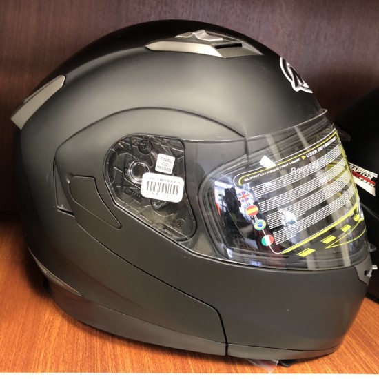 MTHelmets Casco Flux Negro Matt (DOT/ECE)