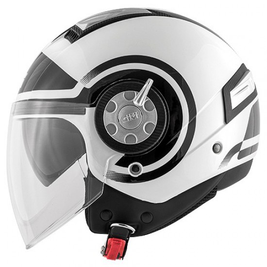Givi™ Casco 11.1 AIR JET-R ROUND BLACK/WHITE HELMET 