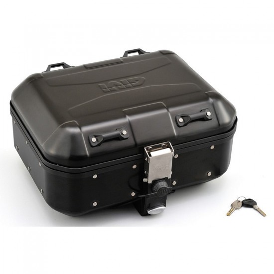 Givi™ Maleta posterior/topcase de aluminio Trekker Dolomiti 30L Monokey Case Black Line