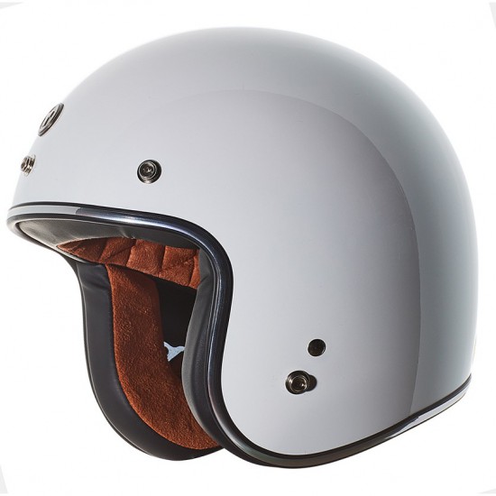 TORC T50 Gloss White Retro 3/4 Open Face Helmet (DOT)