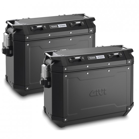 Givi Trekker Outback 37L Side Cases Black Line
