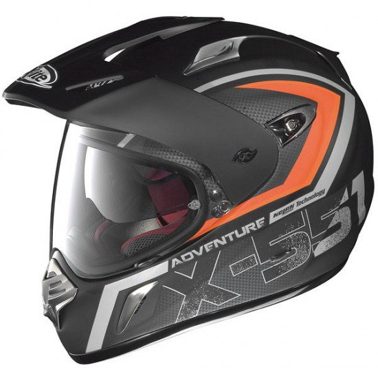 Nolan X-Lite™ Casco de carbono X-551 Adventure N-Com Black