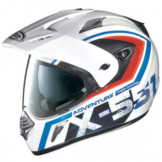 Nolan X-Lite™ Casco de carbono X-551 Adventure N-Com White