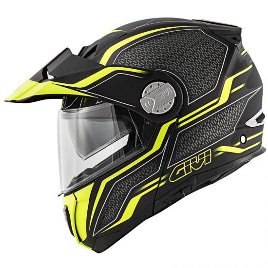 Givi™ Casco X33 Canyon Layers Open-Face Helmet (ECE Approved) - Hi-Vis