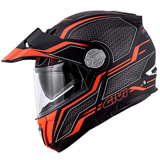 Givi™ Casco X33 Canyon Layers Open-Face Helmet (ECE Approved) - Orange