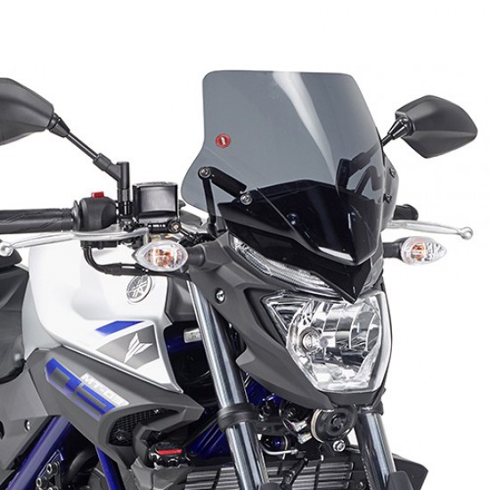 Givi™ Parabrisas/Cúpula Oscuro Honda Yamaha MT-03