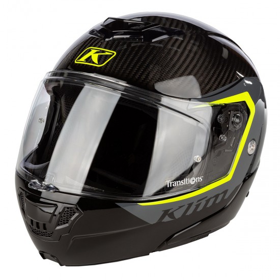 Klim TK1200 Karbon Modular Helmet Stark Hi-Vis ECE/DOT