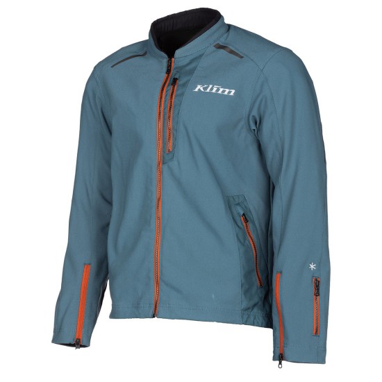 Klim Marrakesh Jacket Petrol - Potters Clay (CE Certified)