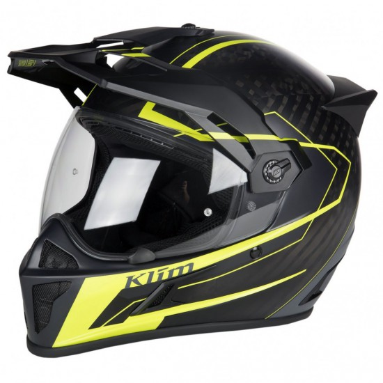 Klim Krios Karbon Adventure Helmet ECE/DOT - Vanquish Hi-Vis