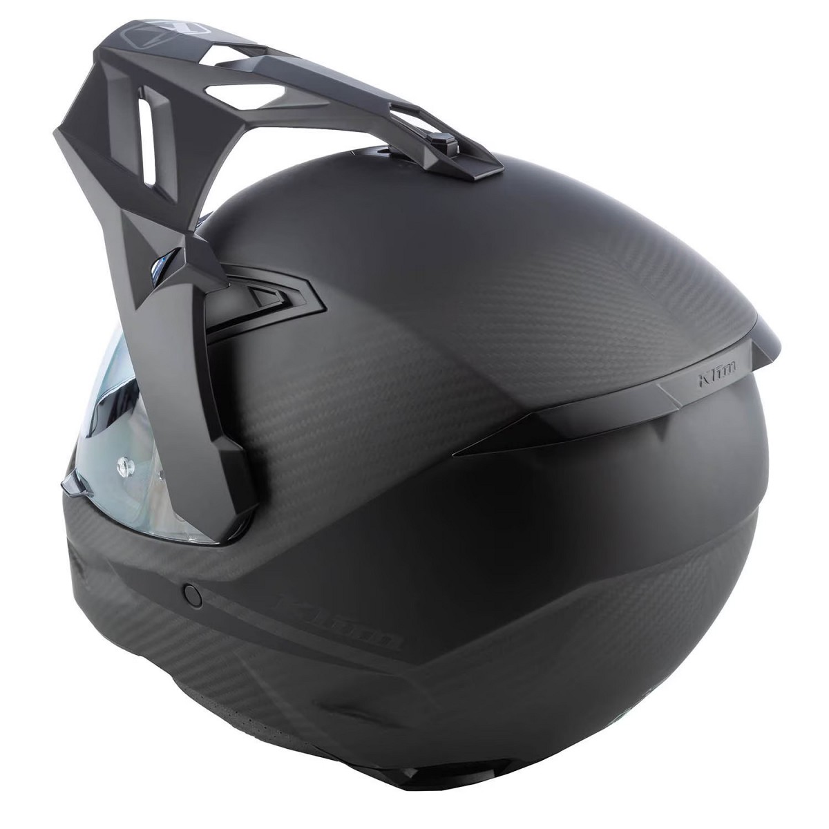 Klim Casco de carbono X1 Alpha Carbon Fiber Adventure Helmet ECE/DOT - Black Matt