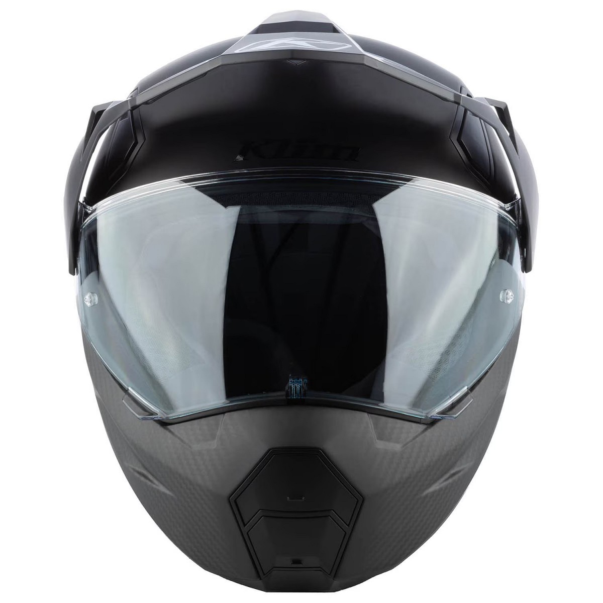 Klim Casco de carbono X1 Alpha Carbon Fiber Adventure Helmet ECE/DOT - Black Matt