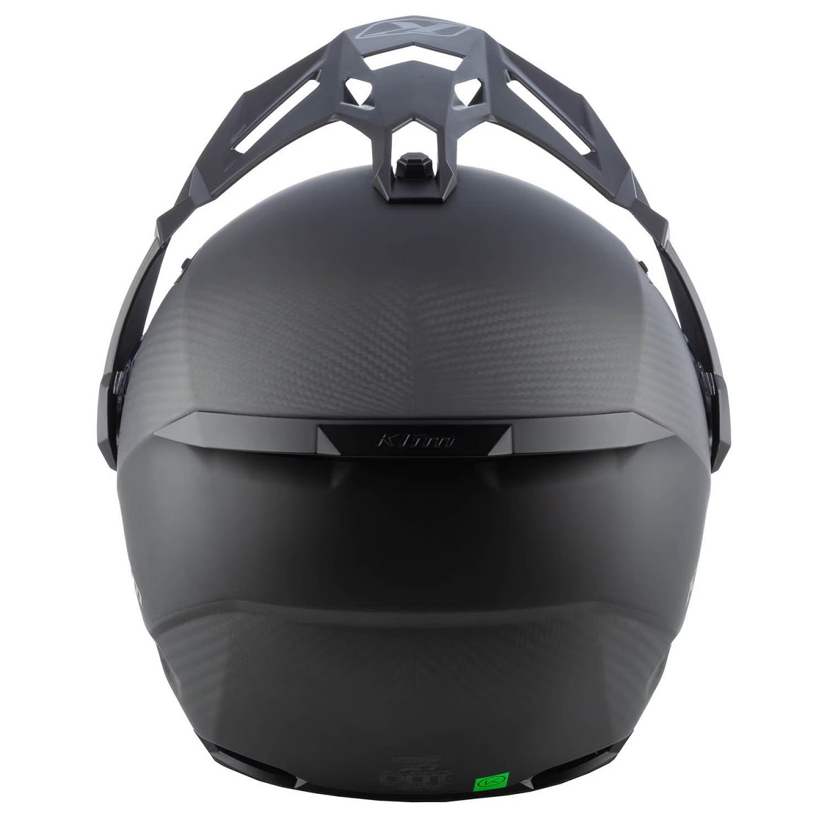 Klim Casco de carbono X1 Alpha Carbon Fiber Adventure Helmet ECE/DOT - Black Matt