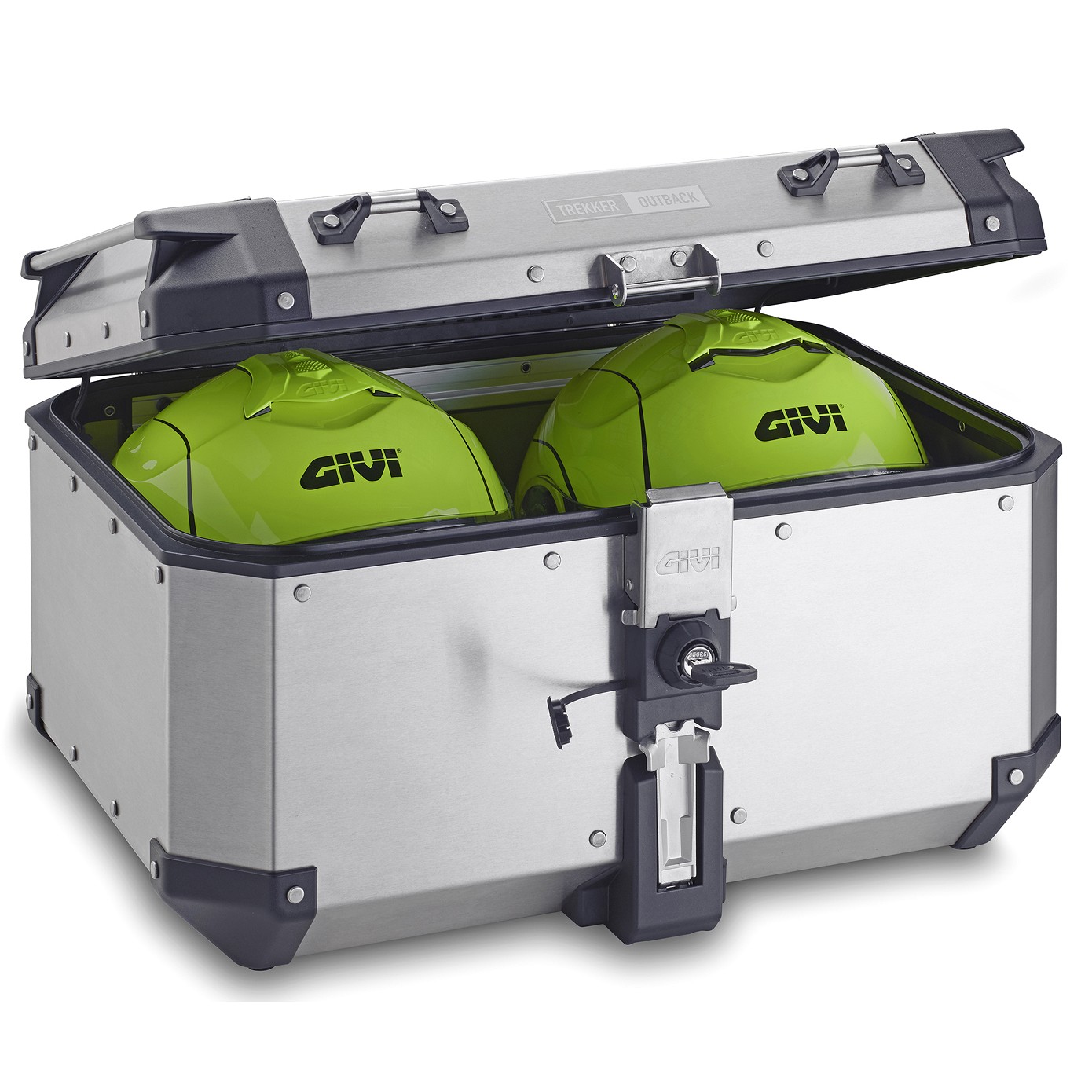 Givi Maleta posterior/topcase de aluminio Trekker Outback 58L Monokey Top Case
