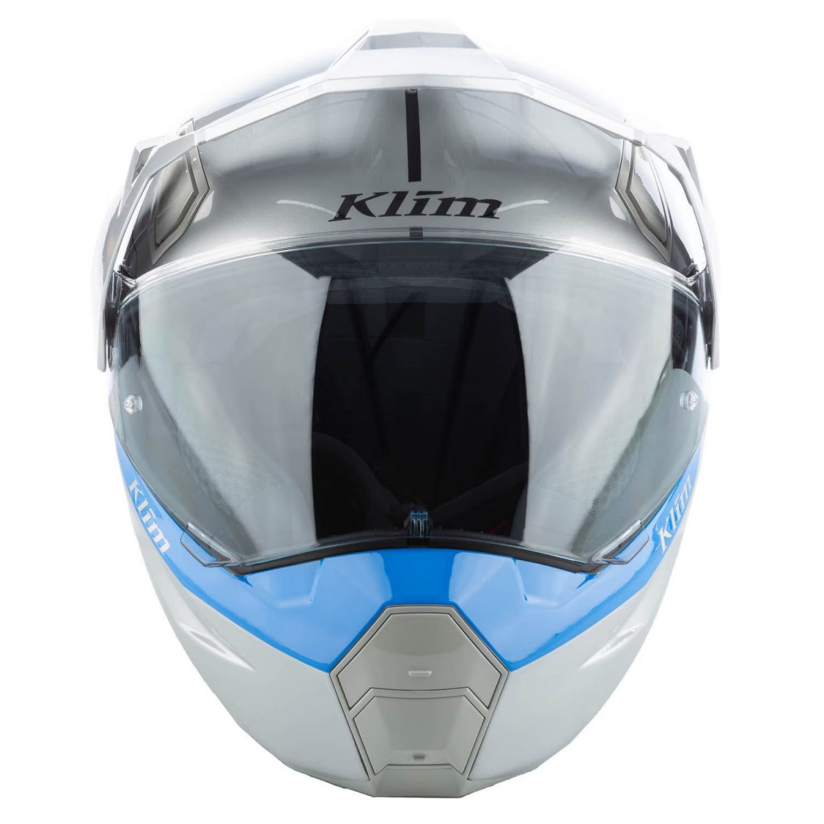 Klim Casco de carbono X1 Alpha Carbon Fiber Adventure Helmet ECE/DOT  - Electric Blue