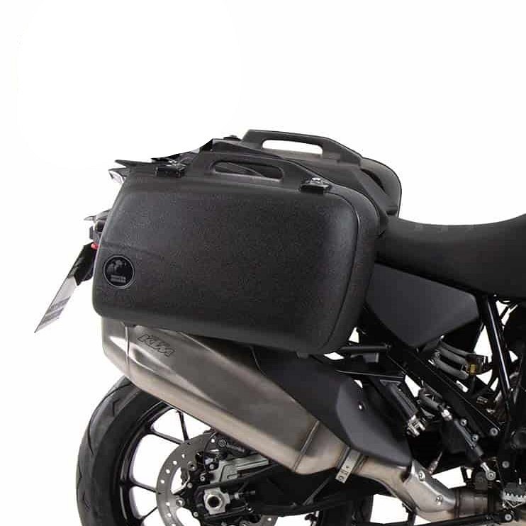 Hepco&Becker Juego de maletas de plastico Enduro con soportes