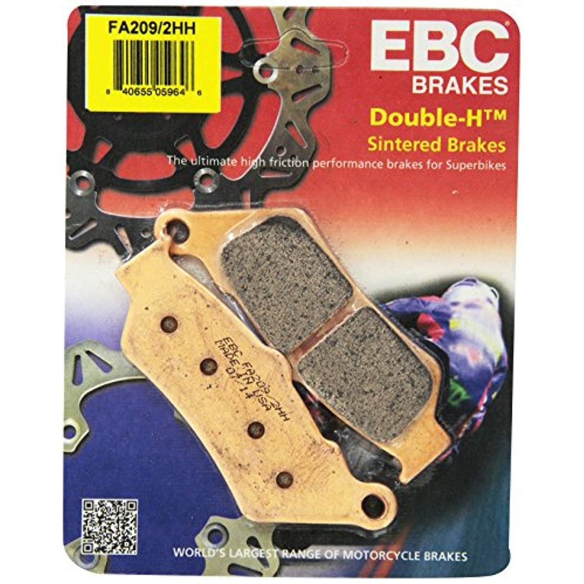 EBC Brakes Pastillas de freno FA209/2HH BMW/Ducati/KTM/MotoGuzzi